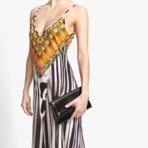 Camilla Animalia print maxi dress embellished with Swarovski crystals